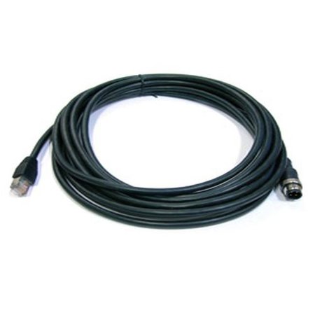 ANTAIRA M12 D Code 4P Male to RJ45 Cable, 5 Meter, Wire: CAT5e STP 24AWG Black, IP68 Protection CB-M12D4PM-RJ45-5M